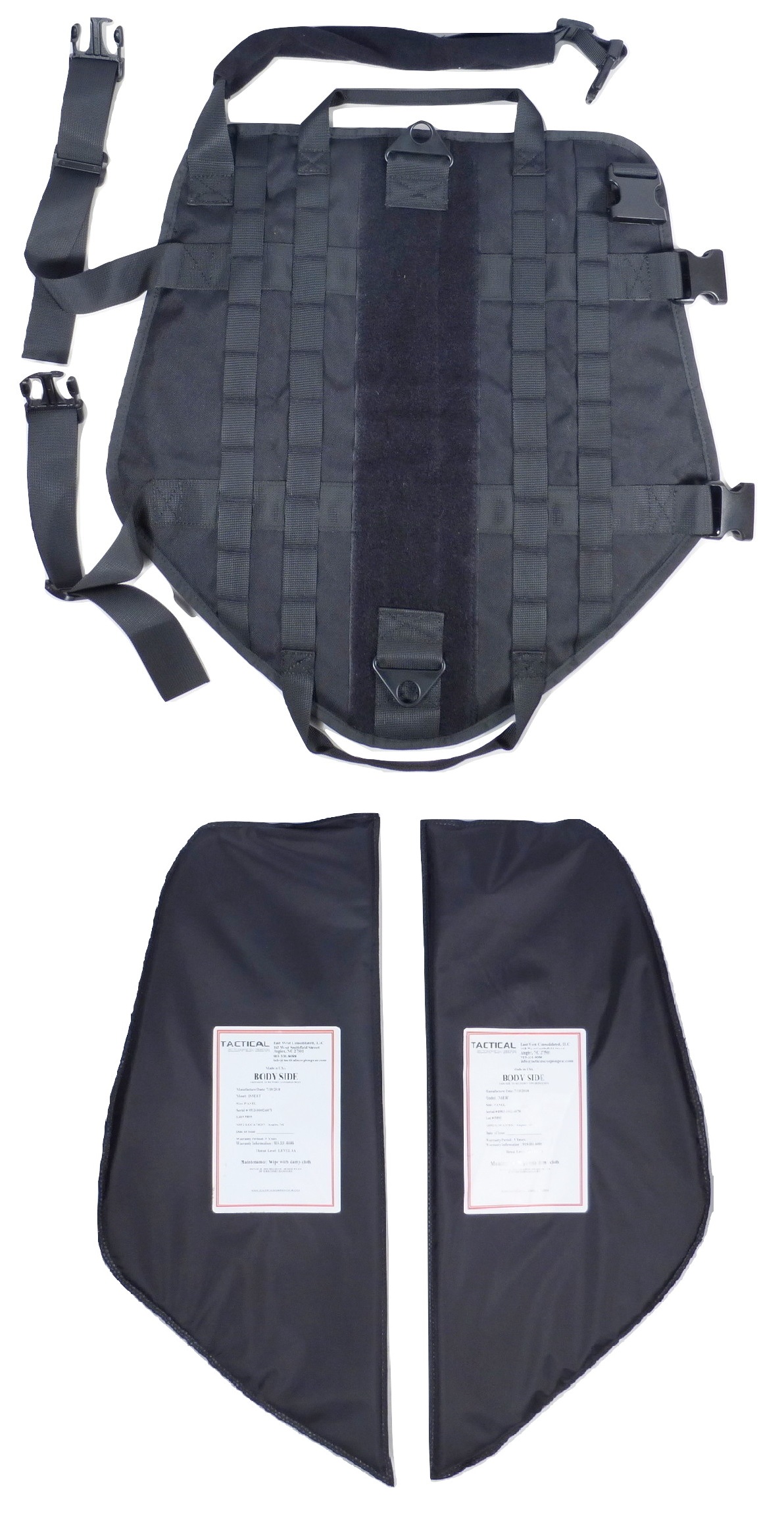 TACTICAL SCORPION LEVEL IIIA 3A Dog Body Armor Canine K9 Police Vest